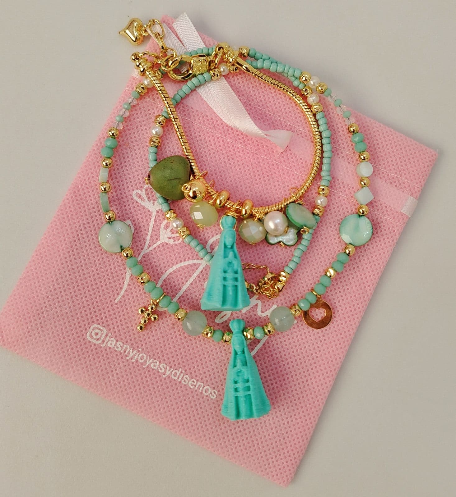 Collar + Pulsera Vallita | Aguamarina