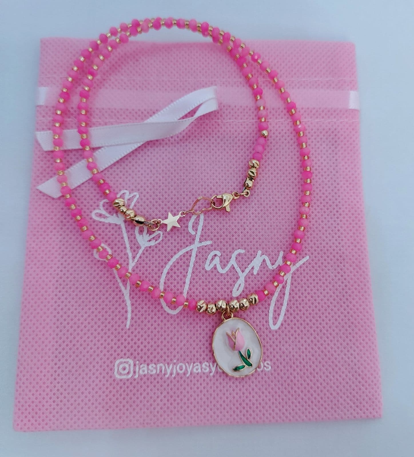 Collar Tulipán | Rosado